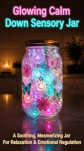 Glowing Calm Down Sensory Jar