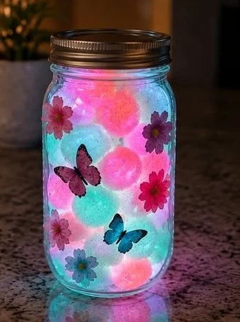 Glowing Calm Down Sensory Jar