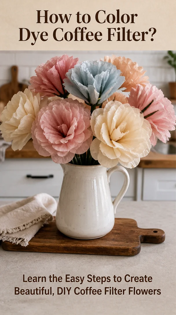 How to Color Dye Coffee Filter?