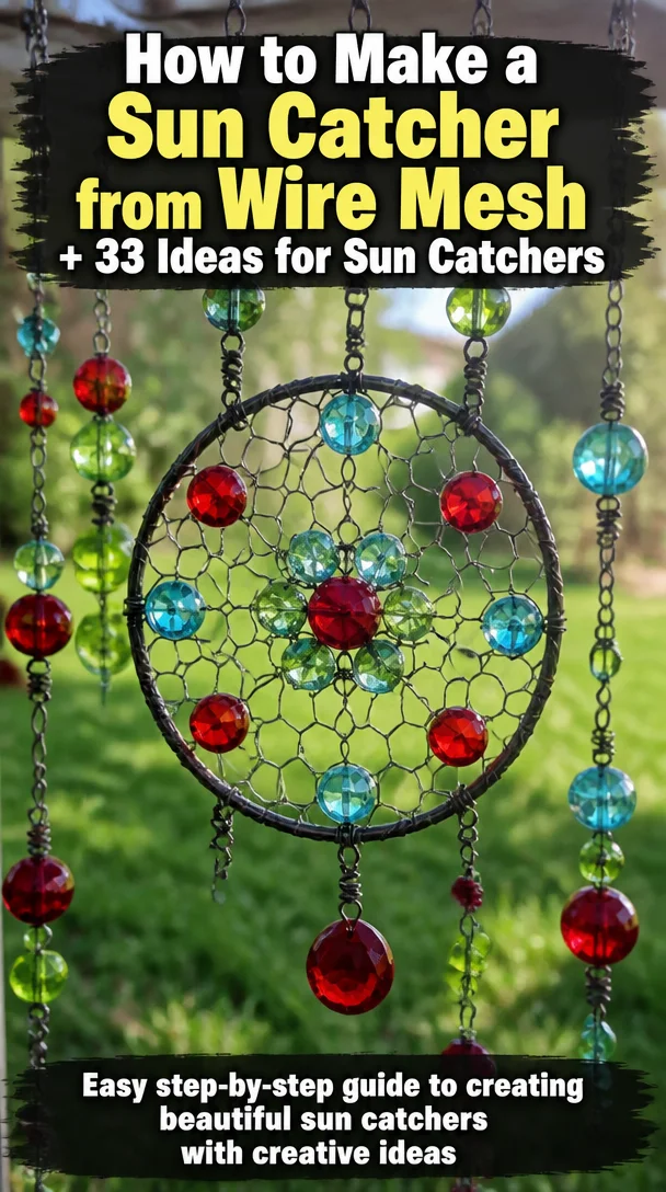 How to Make a Sun Catcher from Wire Mesh + 33 Ideas for Sun Catchers
