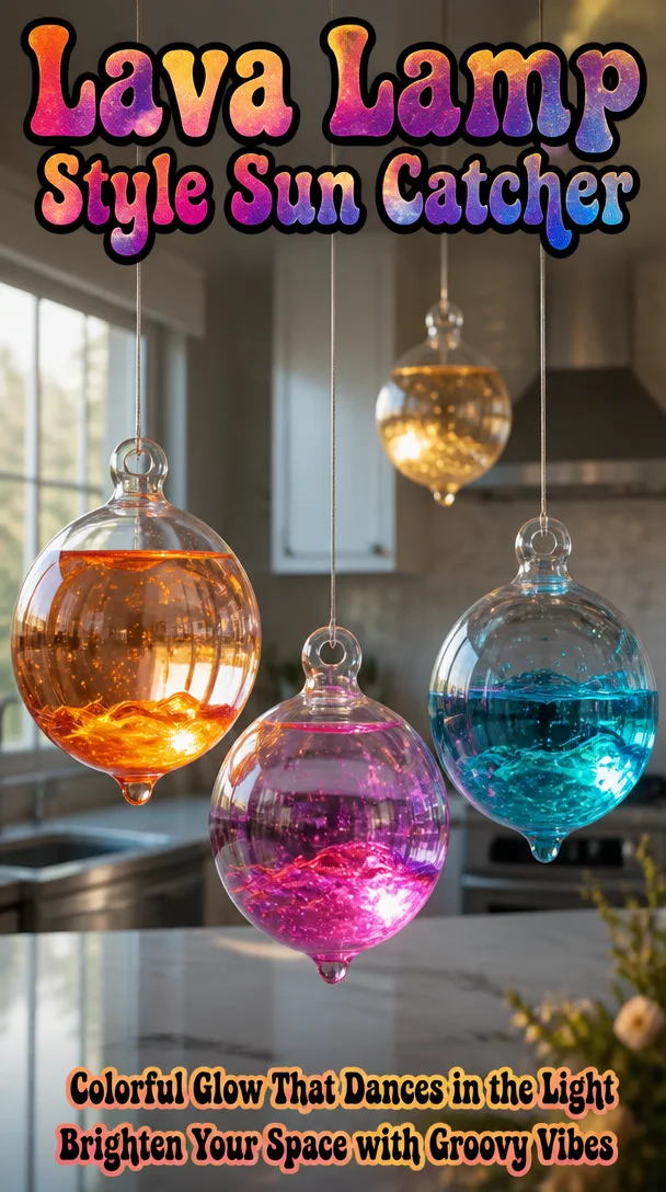 Lava Lamp Style Sun Catcher