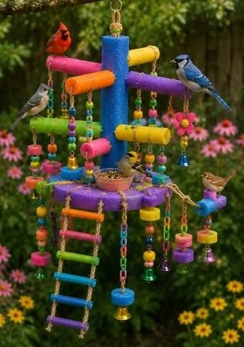 Pool Noodle Birds Playground