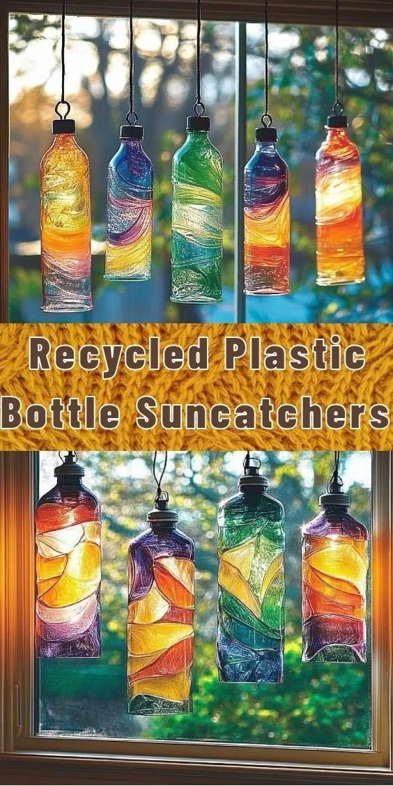 Recycled Plastic Bottle Suncatchers