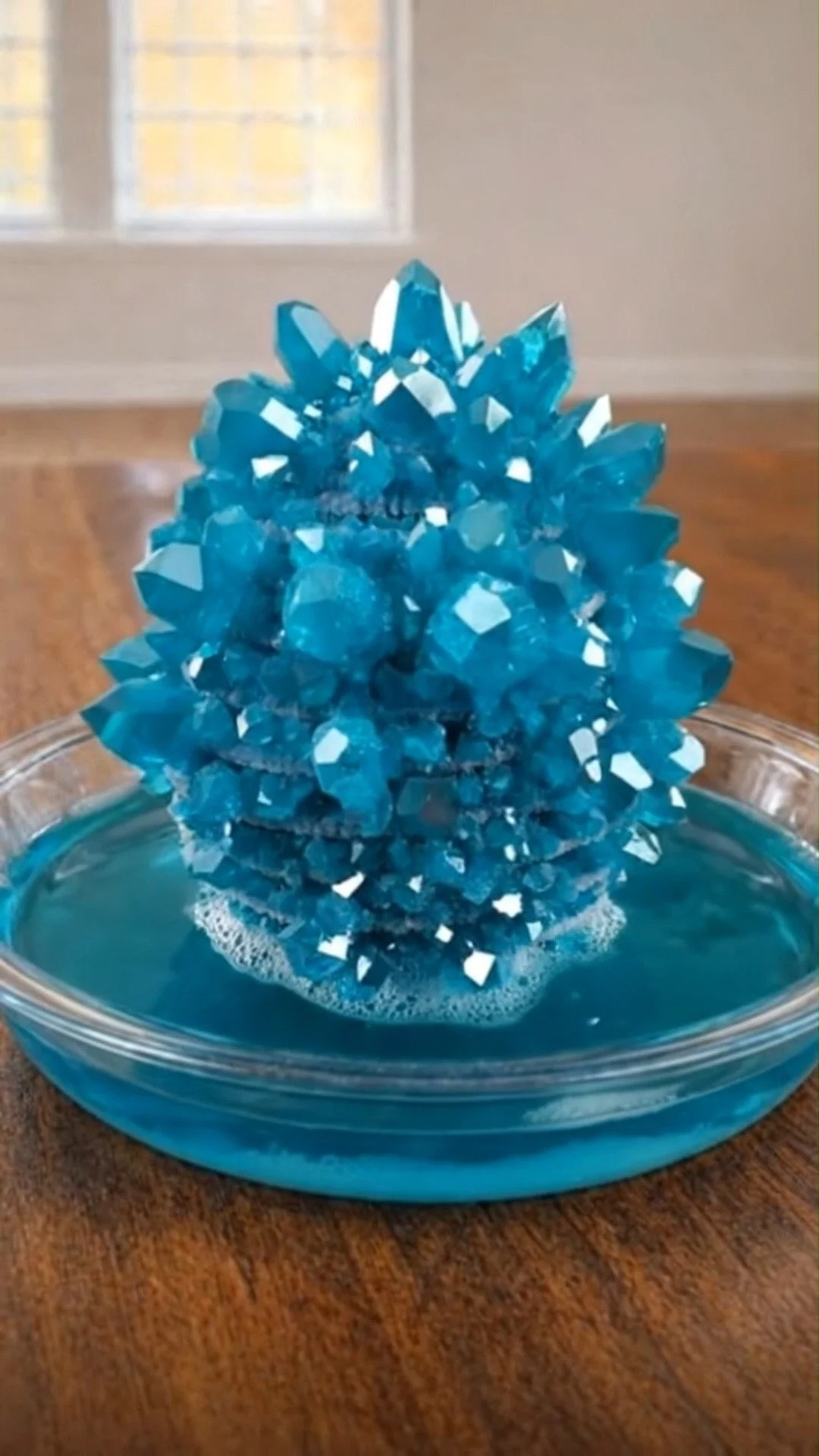 Science or Magic? ✨💎 Growing your own crystal Easter eggs is the coolest DIY we’ve tried yet!