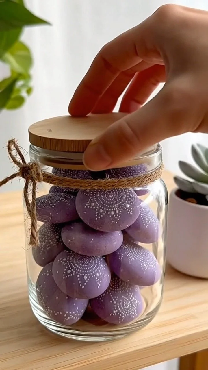 Stop buying air fresheners! 🌸 These DIY scented stones are a total game changer for your home decor. Which scent would you choose? ✨