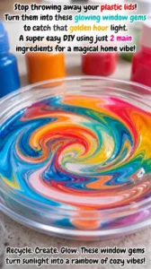 Stop throwing away your plastic lids! Turn them into these…