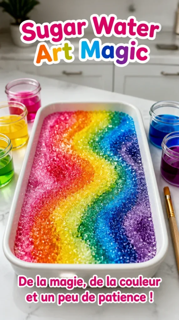 Beautiful Sugar Water Art creations showcasing colorful designs and patterns.