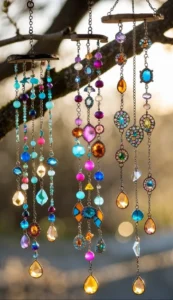 Wind Chimes from Damaged Jewelry