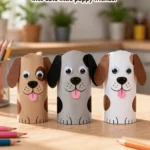 Adorable toilet paper roll puppies transform recycled cardboard rolls into&hellip;