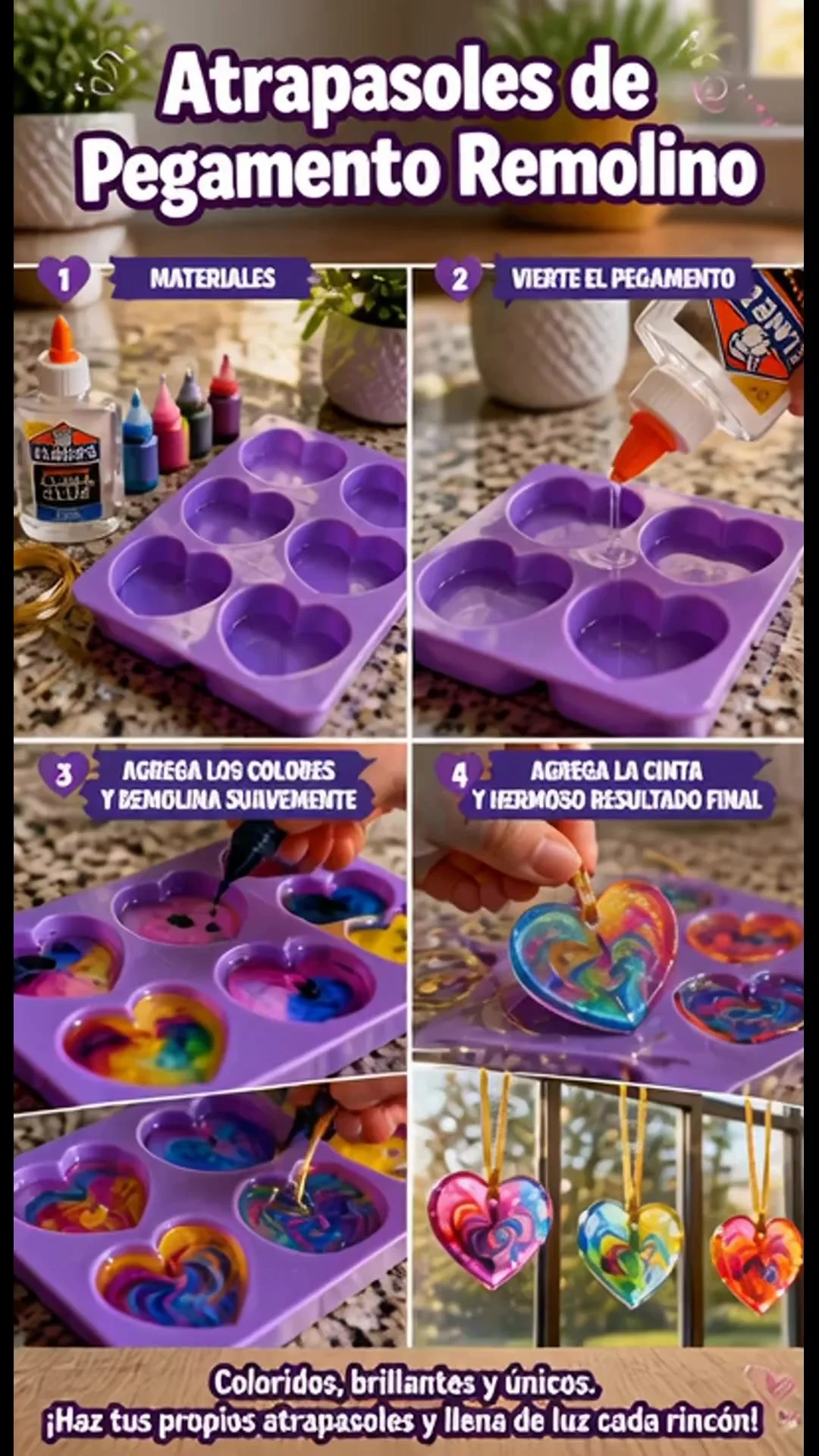 Atrapasoles de Pegamento Remolino