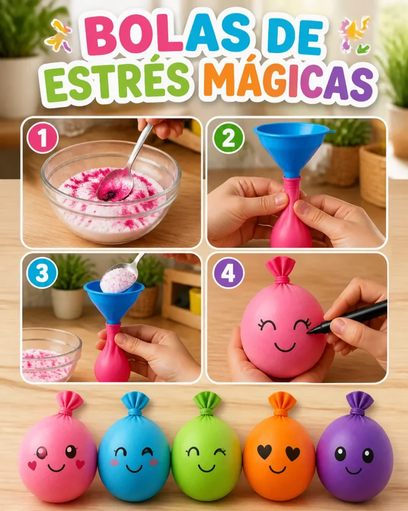 Bolas de estrés mágicas para aliviar la tensión y mejorar la concentración