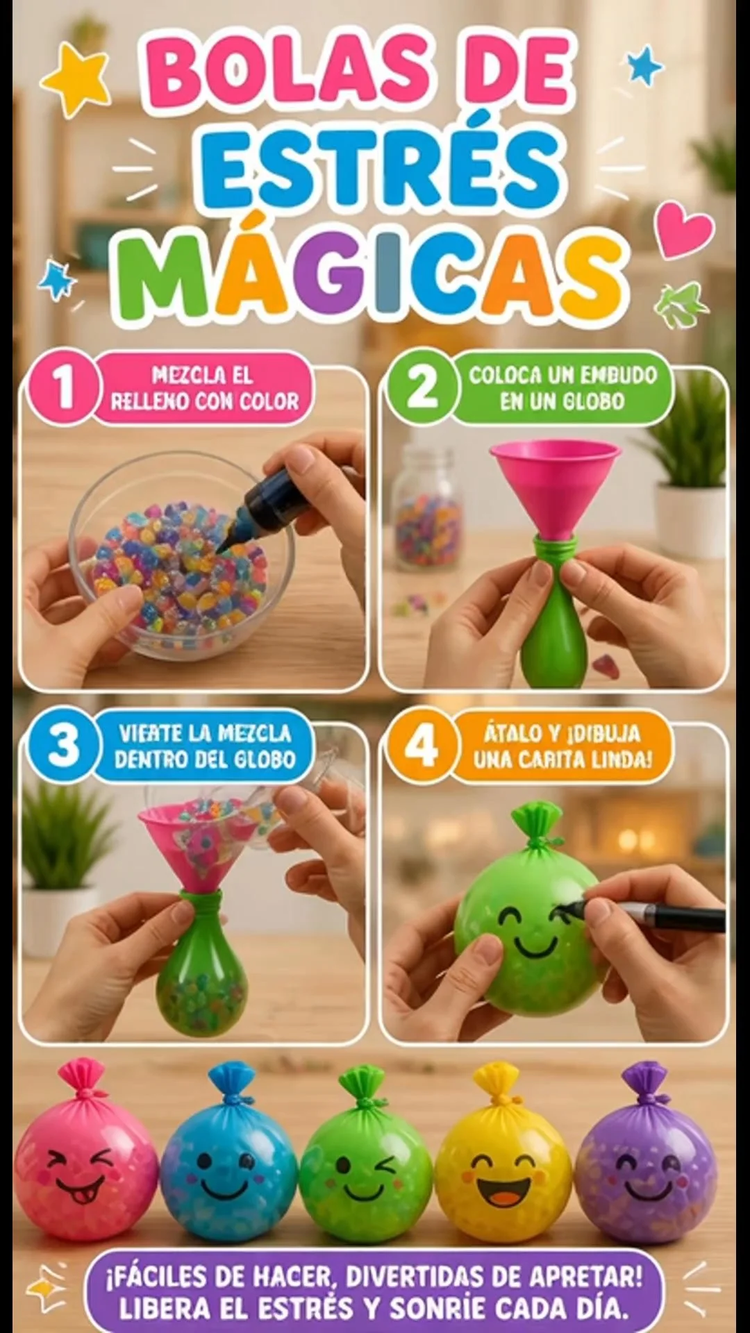 Bolas de Estrés Mágicas