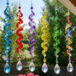 Create a Stunning Rainbow Spiral Bead Suncatcher for Your Home