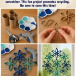 Create stunning floral window decorations by turning ordinary cardboard rolls&hellip;
