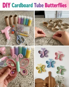 DIY Cardboard Tube Butterflies