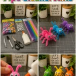 DIY Colorful Pipe Cleaner Ants