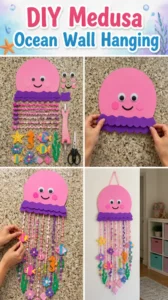 DIY Medusa Ocean Wall Hanging