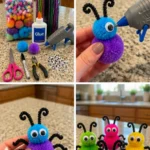 DIY Pom-Pom Bug Craft