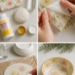 How to Make a Patterned Air Dry Clay Bowl