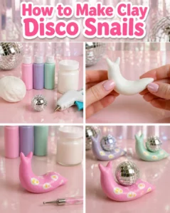 How to Make Clay Disco Snails