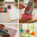 How to Make Crayon Suncatchers
