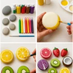 How to Make Fruit and Vegetable Painted Rocks