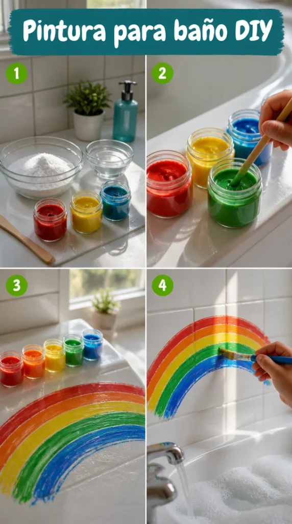 Pintura para baño DIY: opciones y consejos para un acabado perfecto.