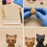 Polymer Clay Cat