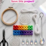 Rainbow crystal sun catcher sparkles brilliantly in the sunlight with&hellip;