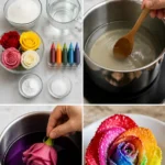 Rainbow Crystal Wedding Rose