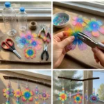 Recycled bottles transform into colorful window art that catches the&hellip;