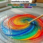 Stained glass glue window art transforms simple glue into vibrant&hellip;