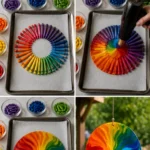 The melted crayon wind spinner spins with bright melted crayon&hellip;