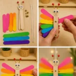 A popsicle stick mechanism brings this butterfly to life with&hellip;