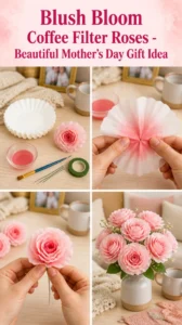 Blush Bloom Coffee Filter Roses – Beautiful Mother’s Day Gift&hellip;