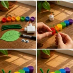 Bright bottle caps line up to form a cheerful rainbow&hellip;