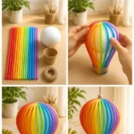 Bright drinking straws come together to create a cheerful rainbow&hellip;