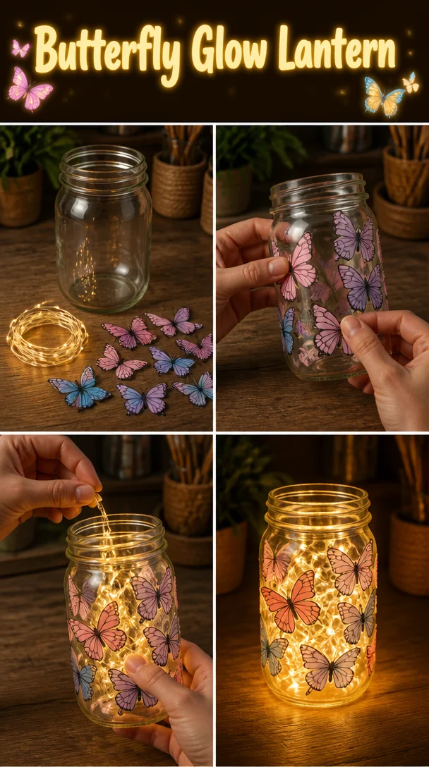 Beautiful Butterfly Glow Lantern for enchanting home lighting