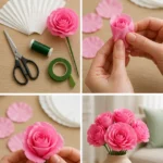 Coffee Filter Roses – Easy DIY Paper Flower Tutorial
