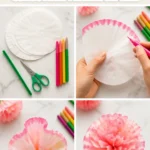 Colorful Coffee Filter Flowers | Coffee Filter Mother’s Day Crafts,&hellip;