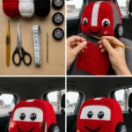 Crochet Unique Headrest Covers for Cars