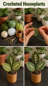 Crocheted Houseplants