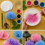 DIY Hydrangea Coffee Filter Flowers