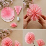 Easy Two-Step Coffee Filter Flowers for Spring Decorations!