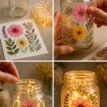 Floral Fairy Jar