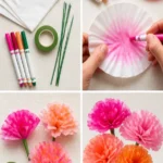 Fun DIY Coffee Filter Flowers