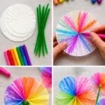 How to Make Coffee Filter Flowers (Easy Flower Craft for&hellip;