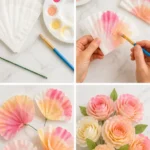 How to Make Coffee Filter Flowers with Acrylic Paint –&hellip;