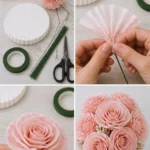 How to Make Easy Coffee Filter Roses