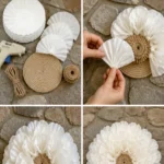 Large Coffee Filter Flowers DIY | Coffee Filter Flower Wall&hellip;